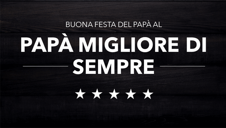 Biglietti Di Auguri Tipografici Per La Festa Del Papa