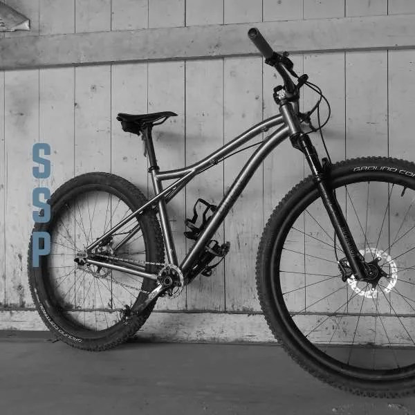 SSP (Sit, Stand, Push) Titanium MTB Frame Binary Bicycles