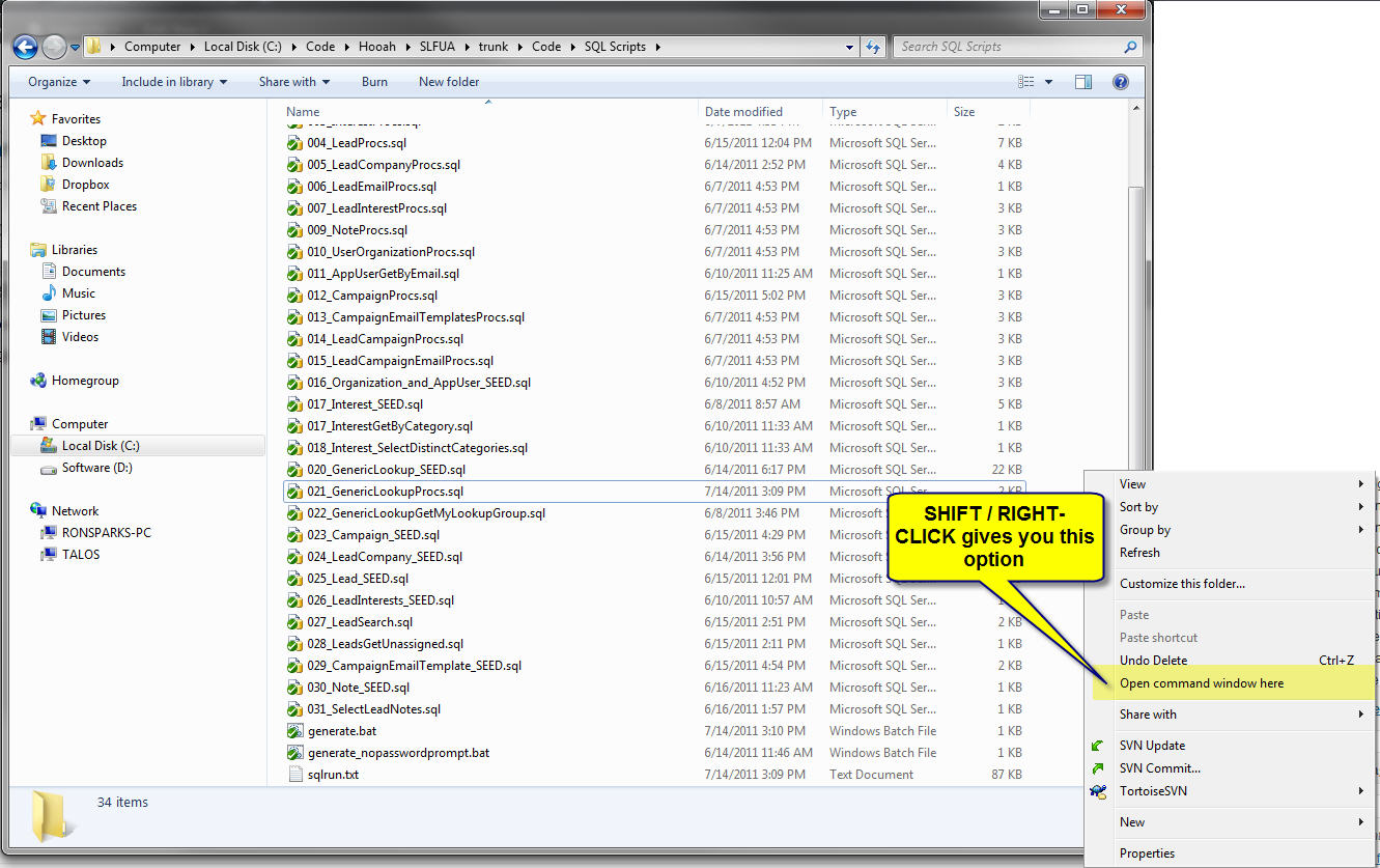 Windows 7 Prompt Here" Ron Sparks