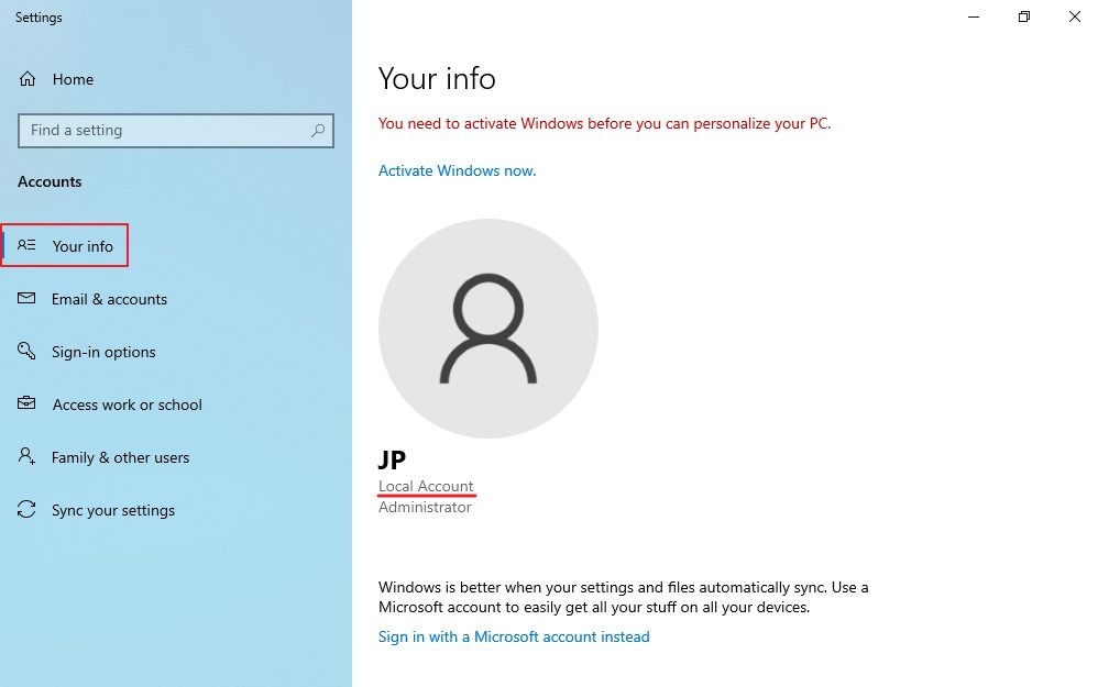 Microsoft Account vs Local Account in Windows Pros & Cons, How to
