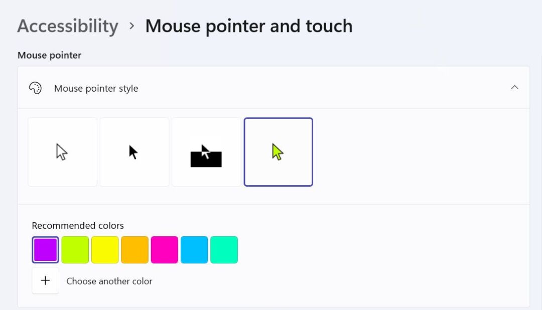 How to change the color of my mouse cursor nomjoe