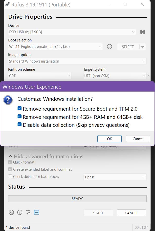 How to Bypass Windows 11 Requirements and Install on Any PC With Rufus