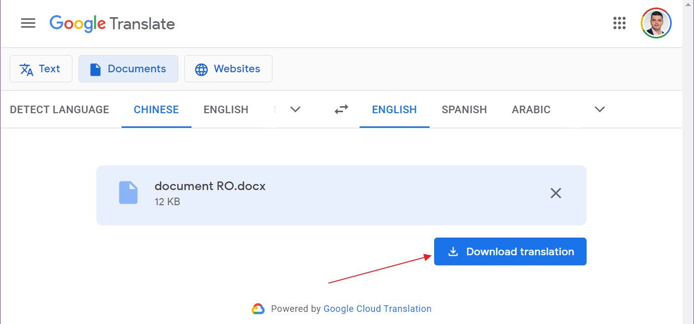 Need to Translate an Entire Document? Use Google Translate