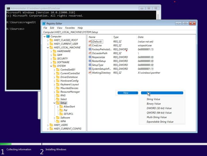 Install Windows 11 on Unsupported Hardware by Adding 3 Registry Keys at