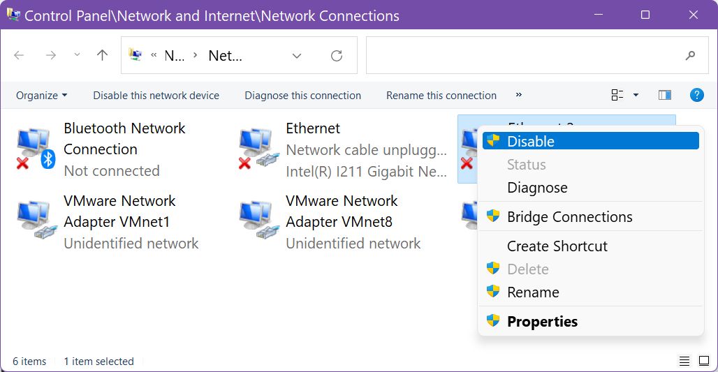 Restart the Network Adapter to Fix Connection Issues in Windows