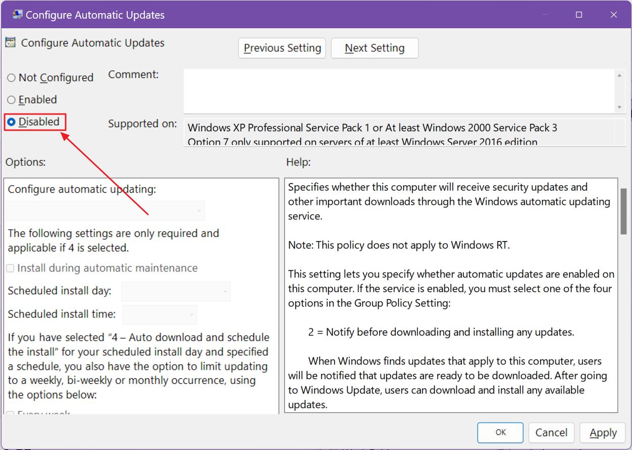 How to Disable Windows Updates and Stop from Downloading Automatically