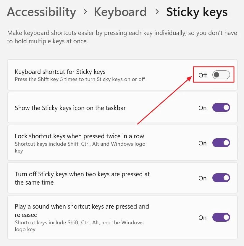 How to Turn Off Sticky Keys Popup 2 Ways to Disable Sticky Keys in Windows