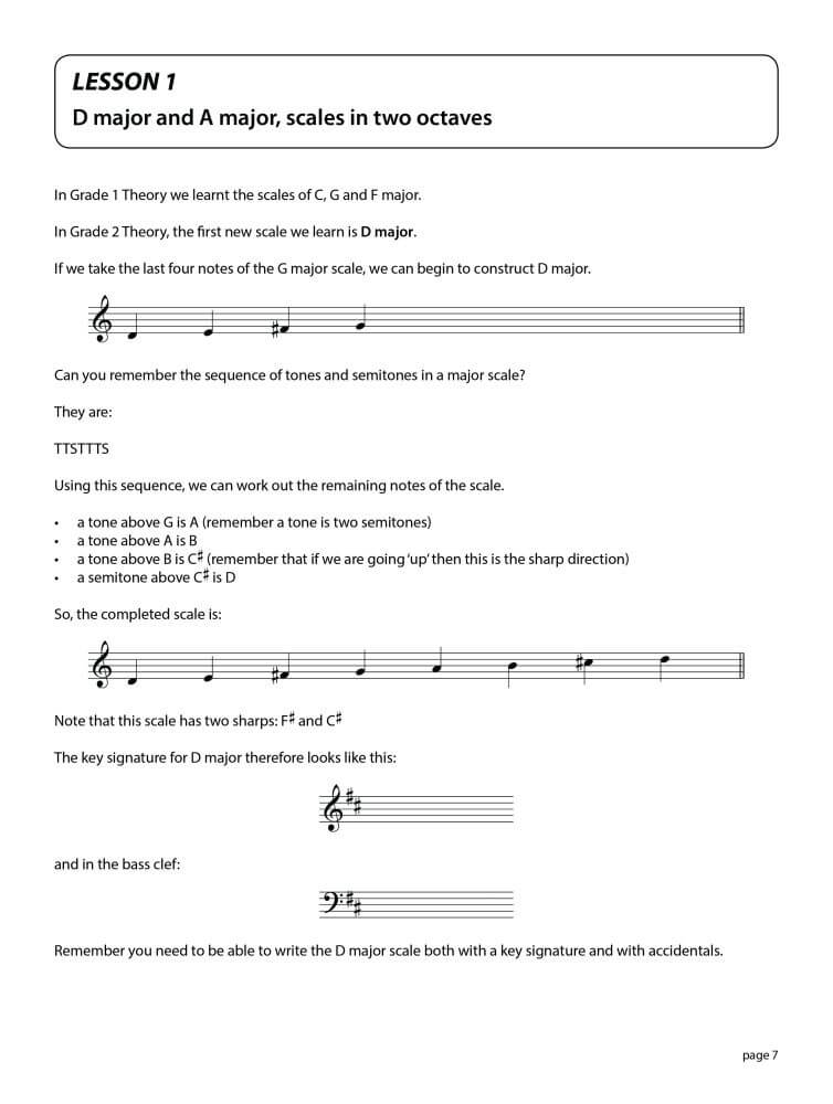 AMEB Theory Grade 2 Integrated course and workbook at Binary Music