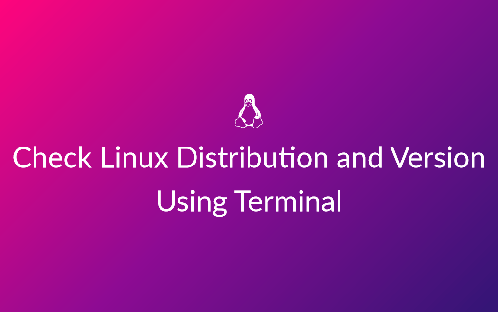 How to Check Linux Distribution and Version Using Terminal BinaryNoon