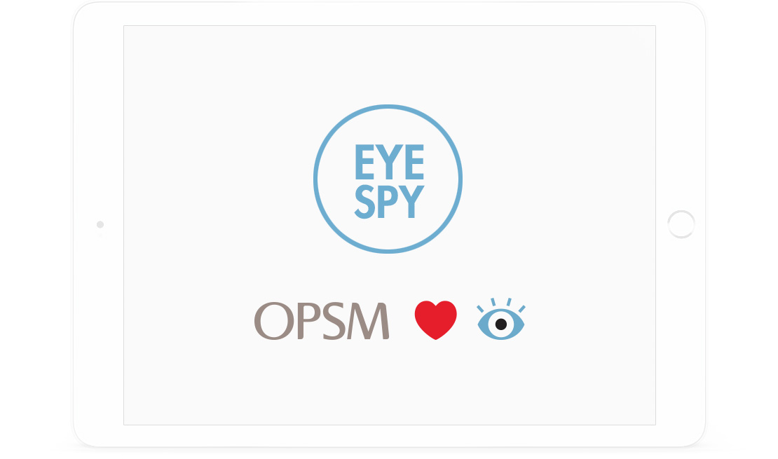 OPSM Eye Spy iPad App Design & Development Sydney Binary Studio