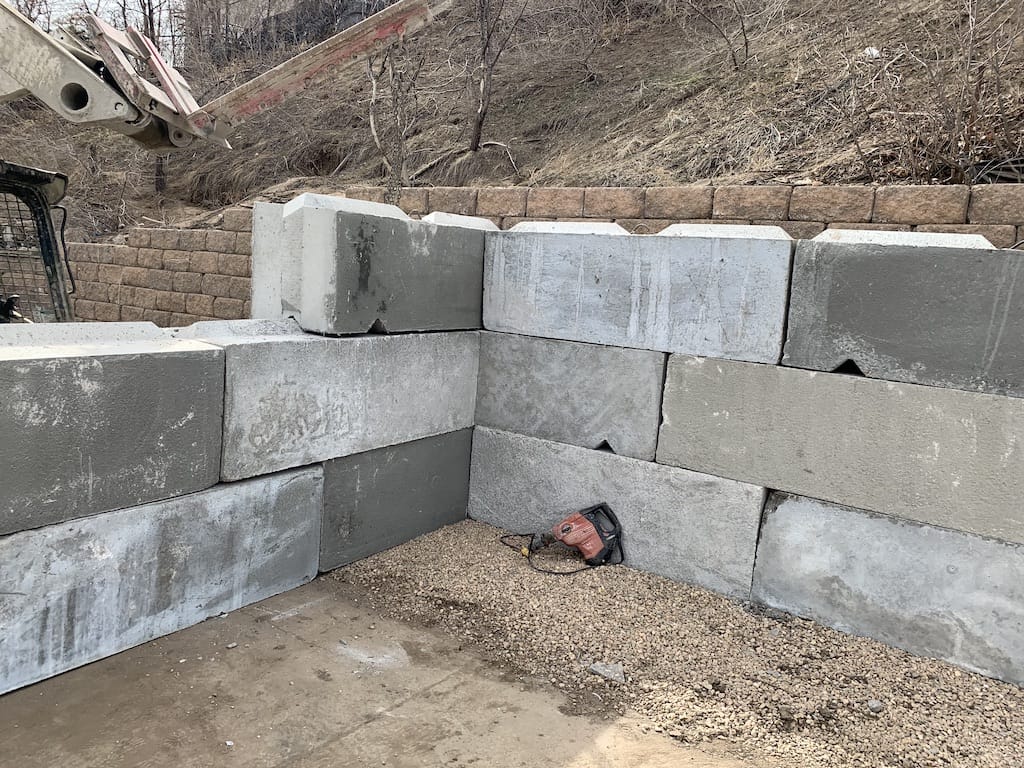 How to Build a Material Storage Bin Using Concrete Bin Blocks