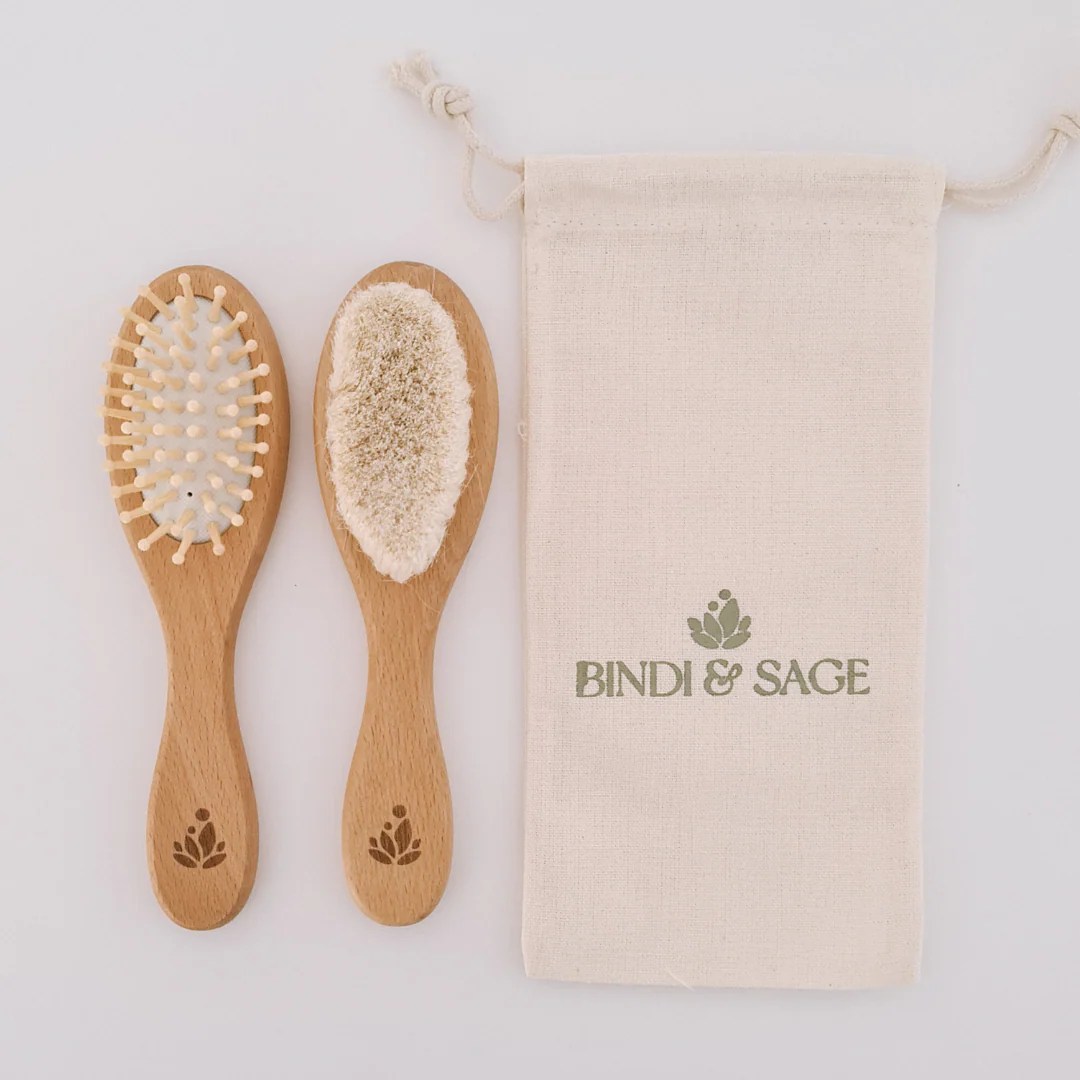 Bindi Baby Brush Set Bindi & Sage