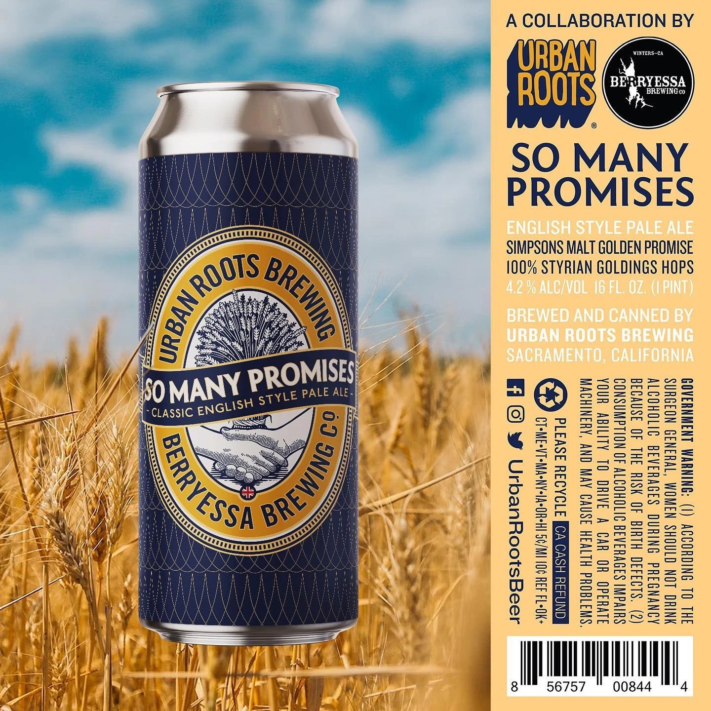 Urban Roots So Many Promises 16oz Can Bine & Vine
