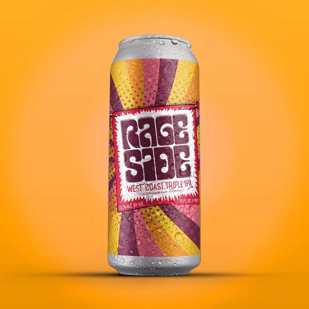 Urban Roots Rage Side West Coast Triple IPA 16oz Can Bine & Vine