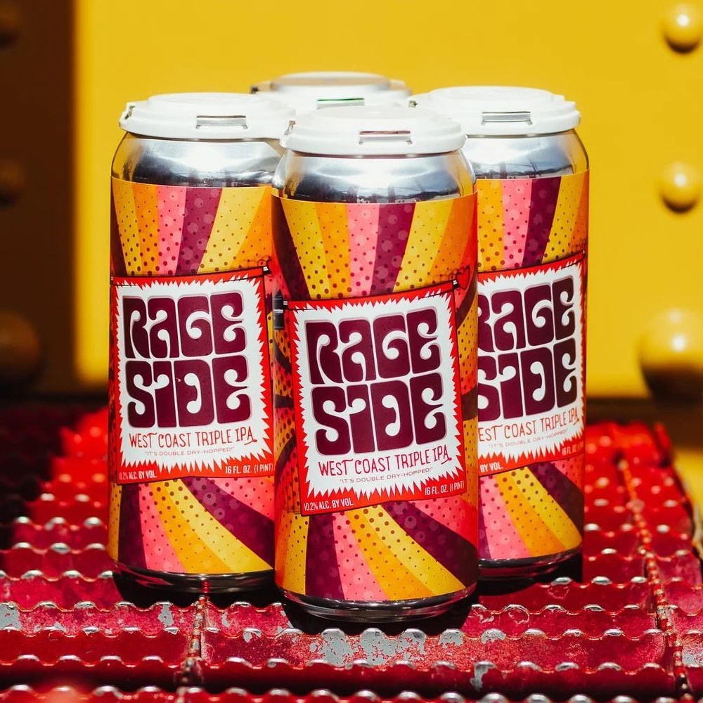 Urban Roots Rage Side West Coast Triple IPA 16oz Can Bine & Vine