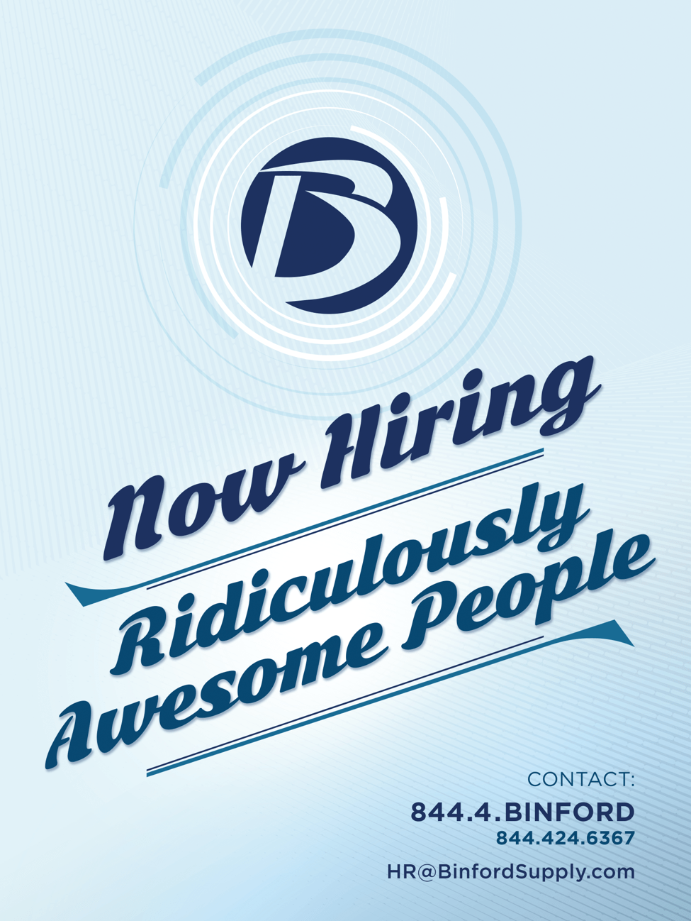 Careers Binford Supply