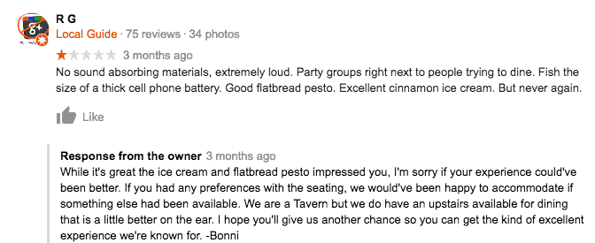 How to Deal with Negative Restaurant Reviews? I Bingage