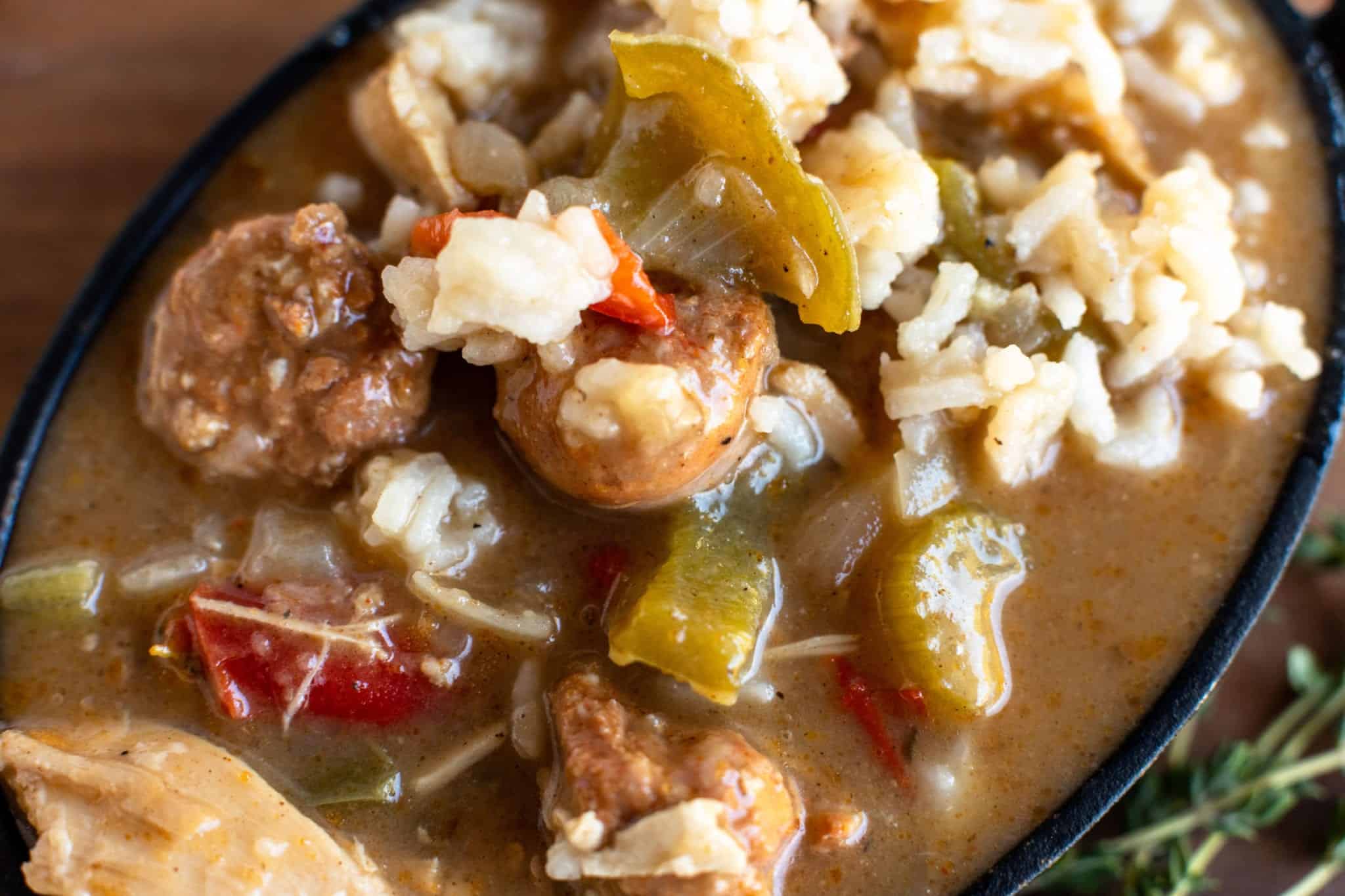 Leftover Turkey Andouille Gumbo Binge Worthy Bites