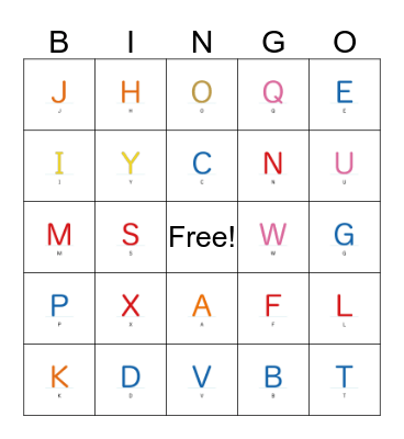 Abc Bingo Cards on Bingo Baker