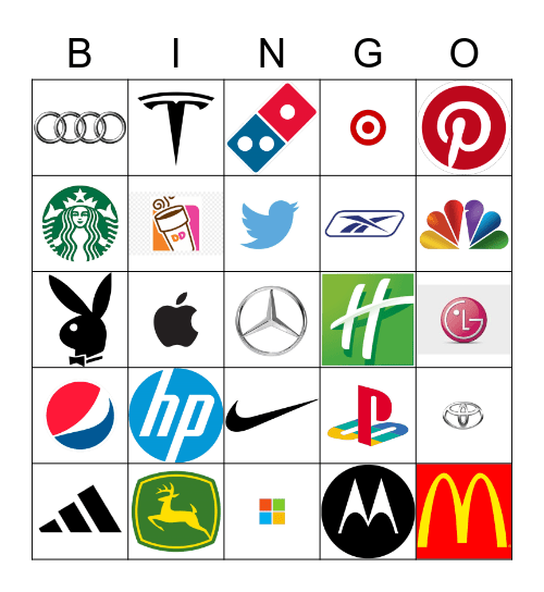 Logos Bingo Card
