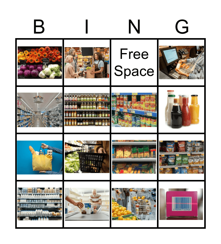 Kitchen Tools Bingo Card