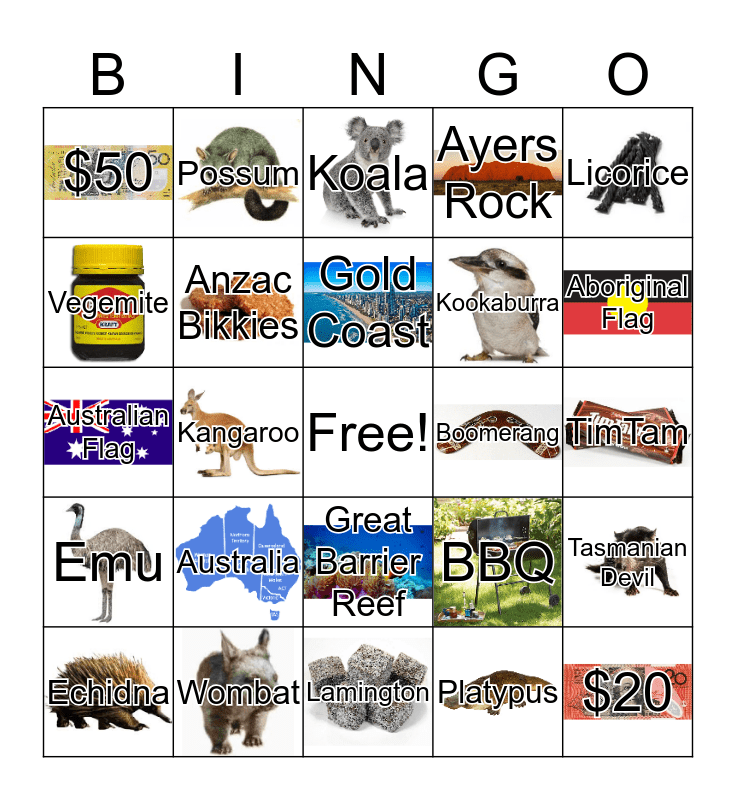 Australian Bingo
