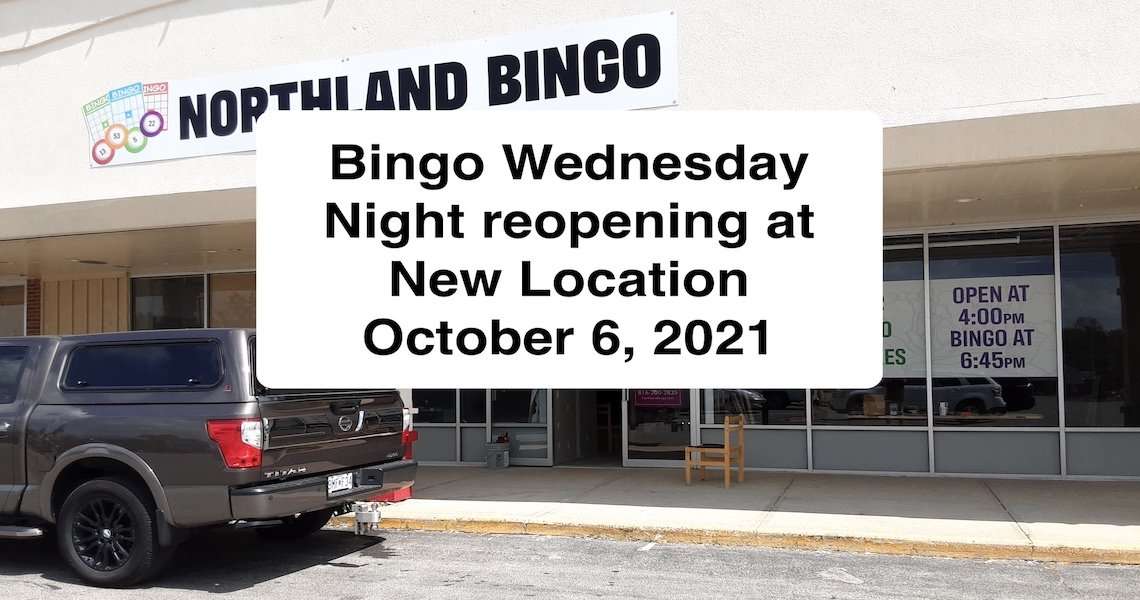 Northland Bingo Exterior Pic Sept 2021 Bingo Wednesday Night KC