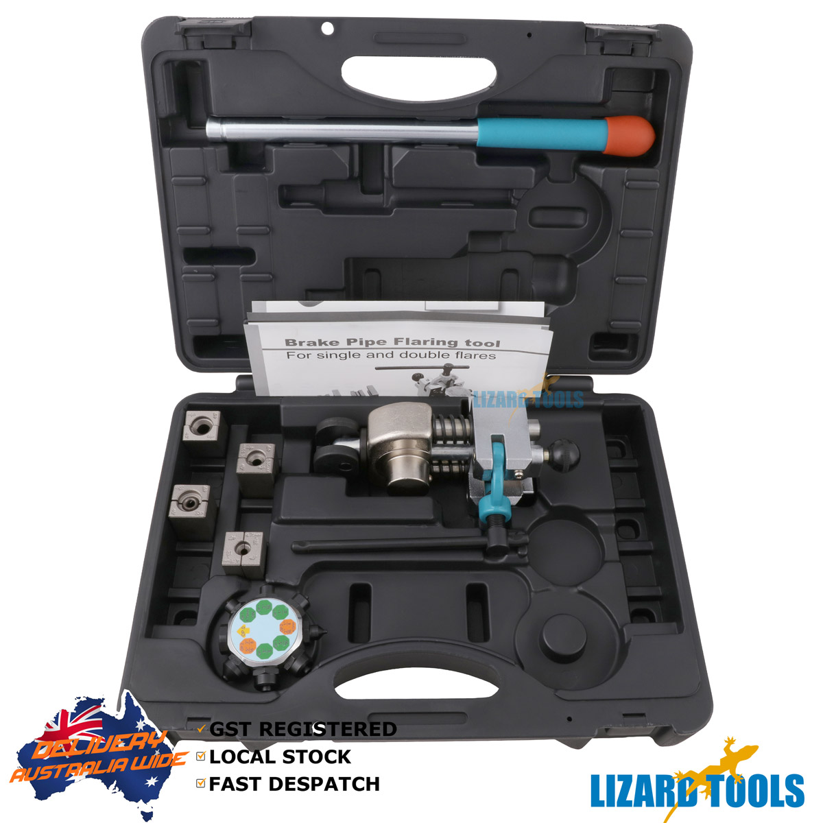 Brake Line Pipe Double Bubble Flare Flaring Tool Stainless Steel 3/16