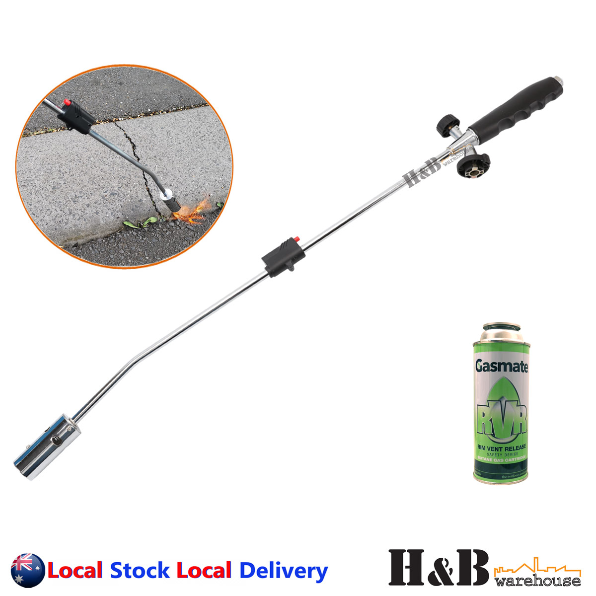 Grass Burner Weed Killer Kit Shrub Garden Tools Butane Gas Torch Gas