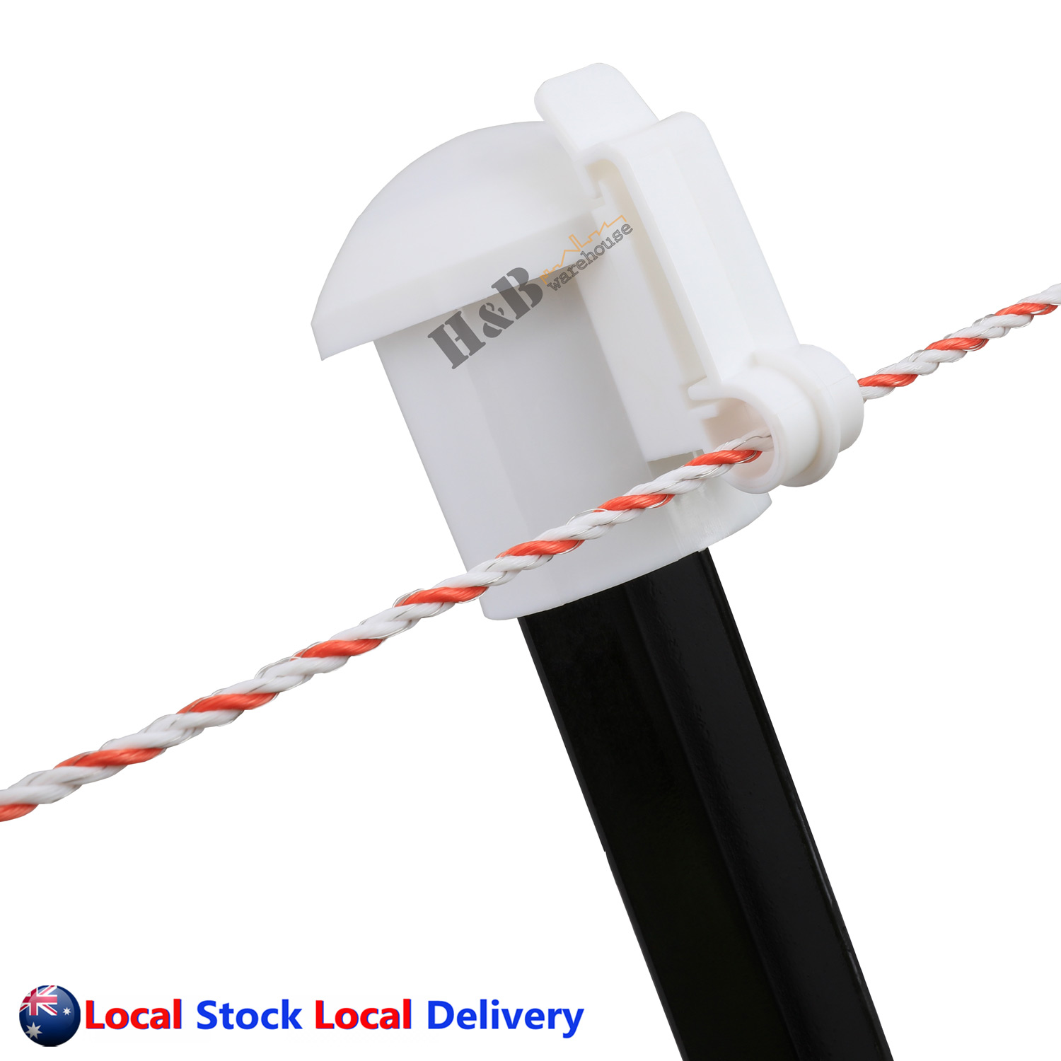 50 Pcs Cap Insulators Star Picket Insulator Electric Fence Post Poly Wire Tape eBay