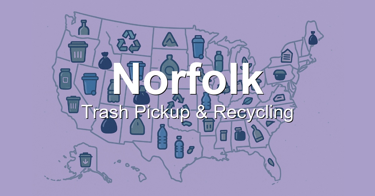 Trash Pickup Schedule Recycling Info In Norfolk Va