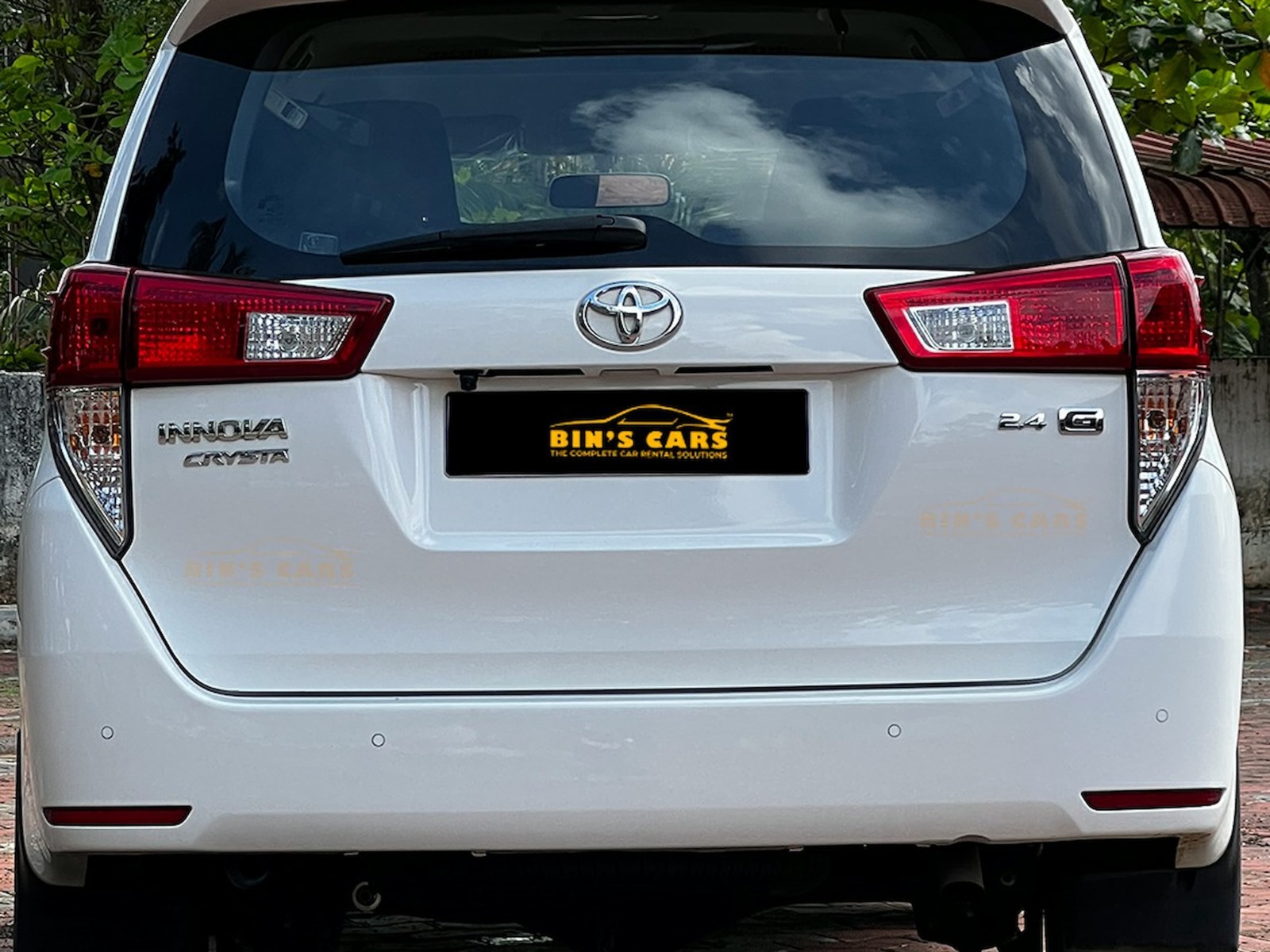 Toyota Innova Crysta Automatic Car for rent in Kerala BinsCars