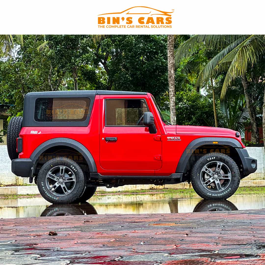 Mahindra Thar Automatic Car For Rental In Kerala Selfdrive Rent a car