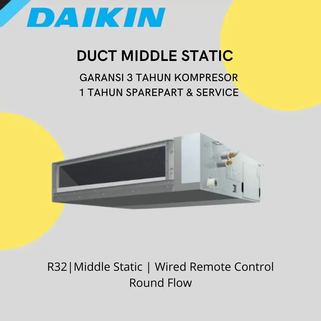 Jual / Harga AC Daikin Duct Middle Static CV Bintang Plasma