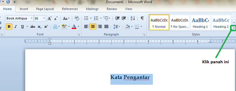 Cara Membuat Daftar Isi Otomatis Pada Microsoft Word 2010 | Binus Center Blog