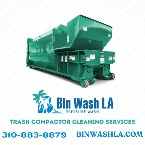 Compactor Cleaning Bin Wash LA, LLC Pressure Washing Services