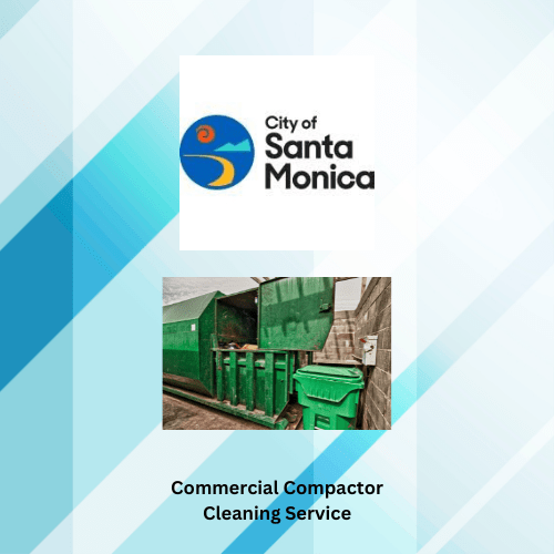 Santa Monica Commercial Trash Compactor Cleaning Service Bin Wash LA