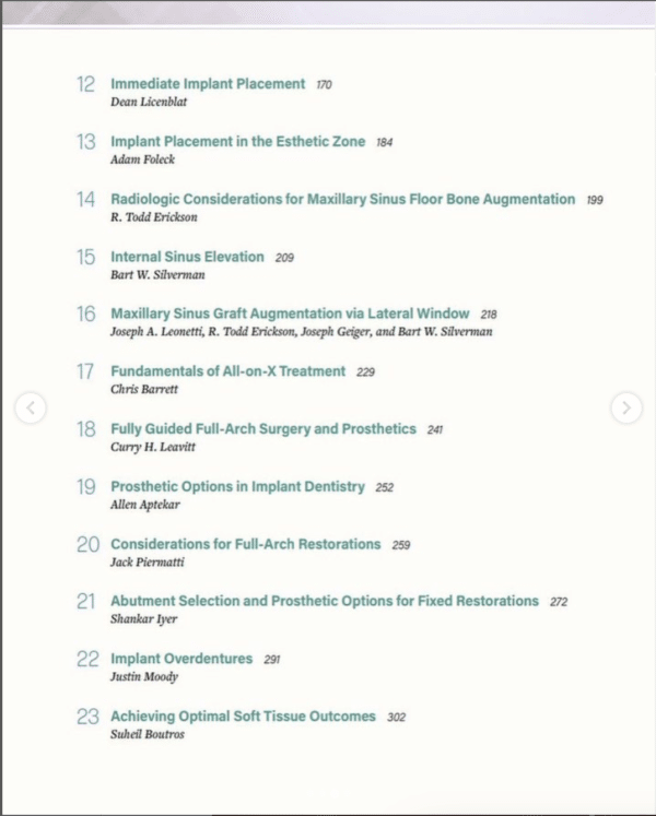 Modern Implant Dentistry Comprehensive Guide BioPRF