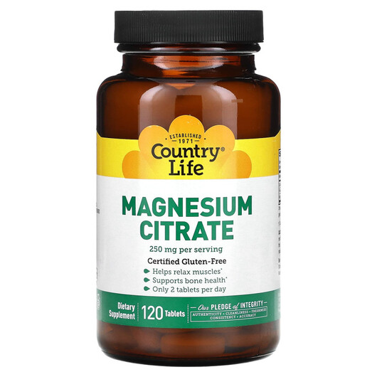 Цитрат Магния 250 мг 120 таблеток, Magnesium Citrate 250 mg 120