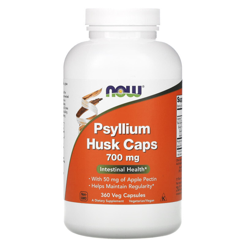 Psyllium Husk Caps 700 mg360 Veg Capsules Now Foods