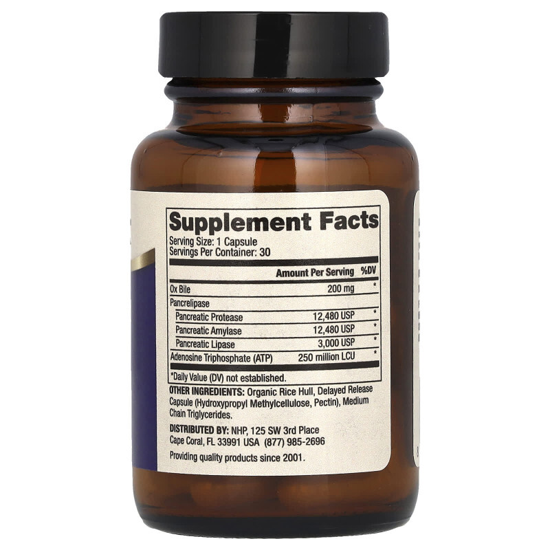 Gallbladder Enzymes Ox Bile 200 mg 30 Capsules, Dr. Mercola