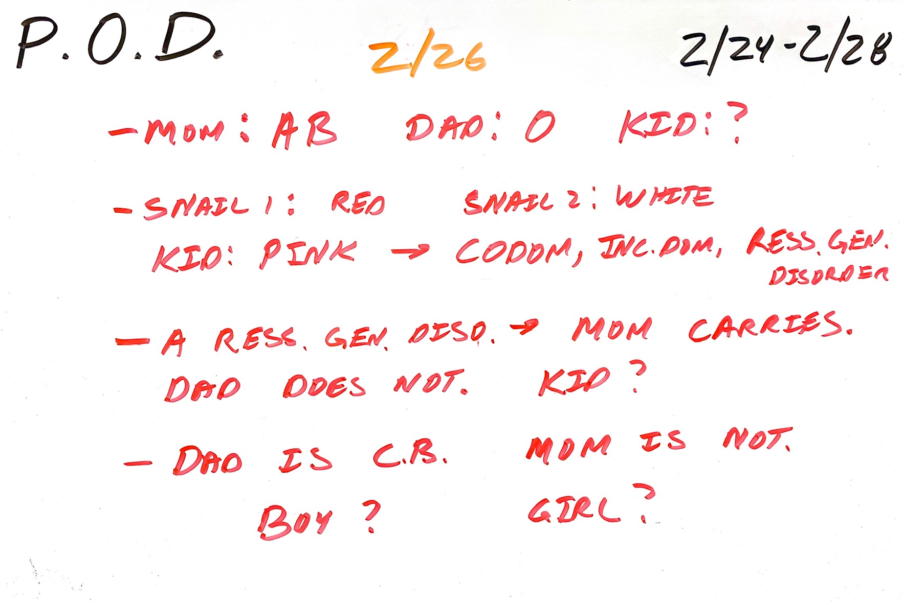 Prefix/Suffix Quiz 11 Mr. Williamson's Biology Class