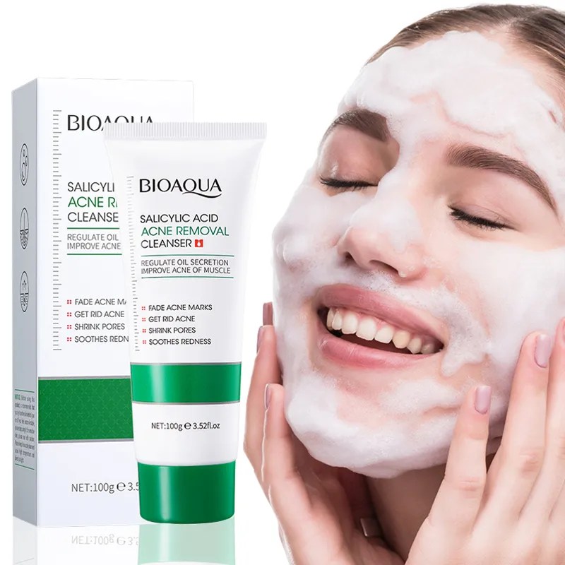 Salicylic Acid Acne Removal Facial Cleanser Bioaqua Skincare