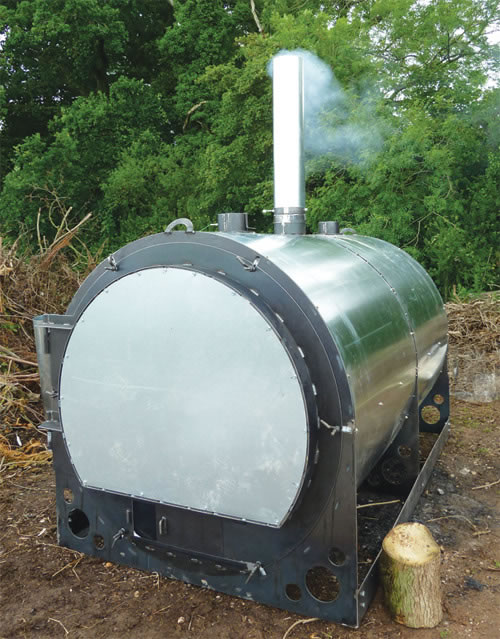The Exeter Biochar Retort The cleaner and more efficient method of