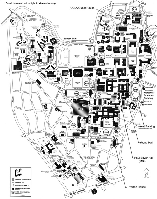 Map Of Ucla Campus Verjaardag Vrouw 2020