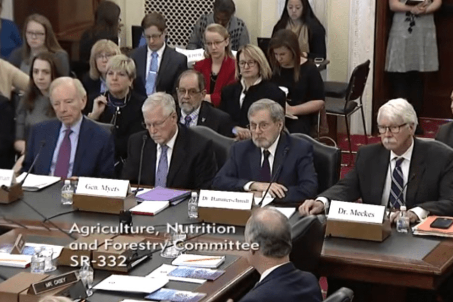 Testimony to Senate Committee on Agriculture, Nutrition, and Forestry
