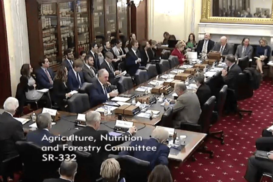 Testimony to Senate Committee on Agriculture, Nutrition, and Forestry
