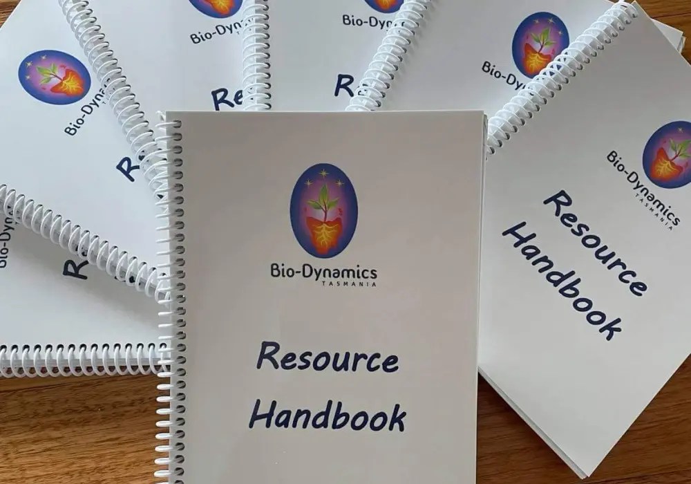 Resource Handbook For NonMembers BioDynamics Tasmania