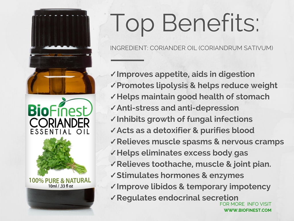 Coriander Essential Oil 100 Pure Undiluted Therapeutic Grade