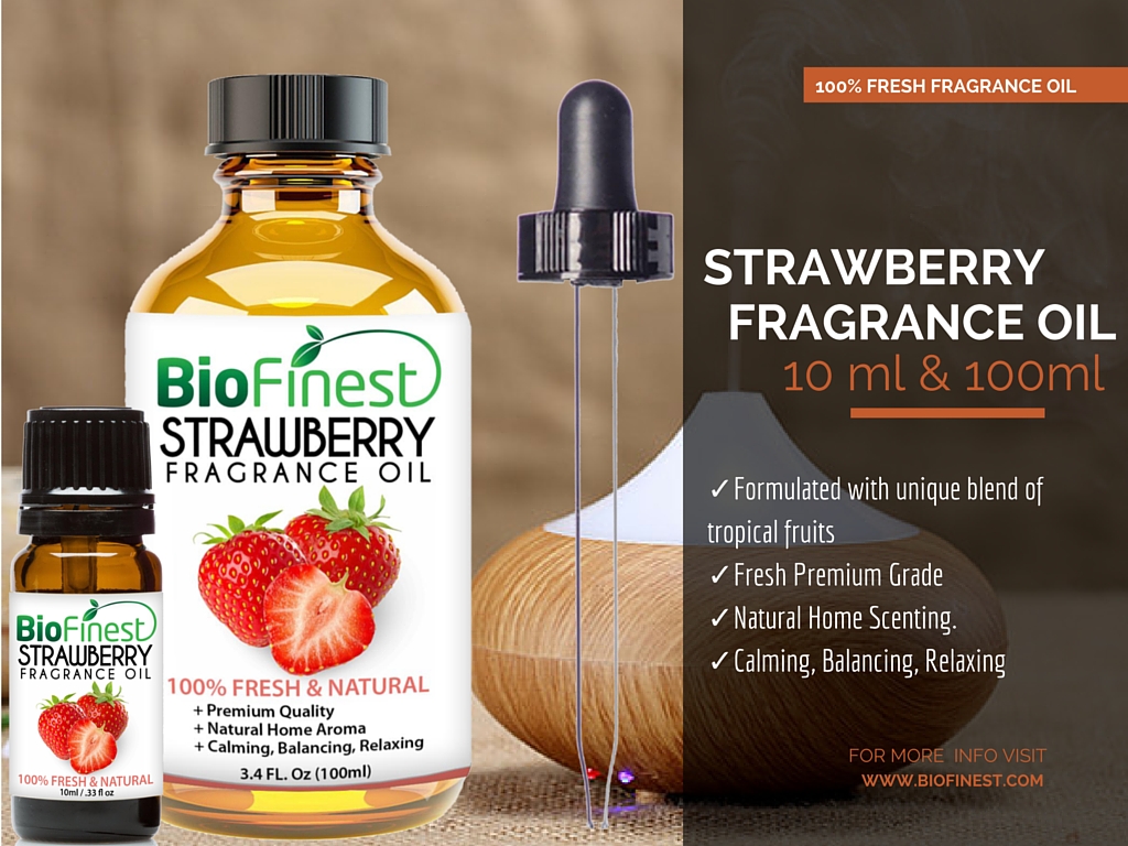 Biofinest 100 Strawberry Home Fragrance Oil For Aromatherapy